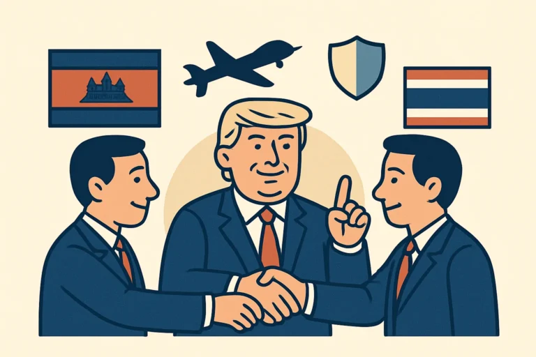 Kambodzha I Tayiland Pidpysaly Rozshyrene Prypynennya Vognyu Za Poserednycztva Trampa