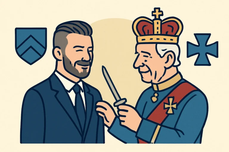 Devid Bekhem Otrymav Lyczarske Zvannya Vid Korolya Charlza