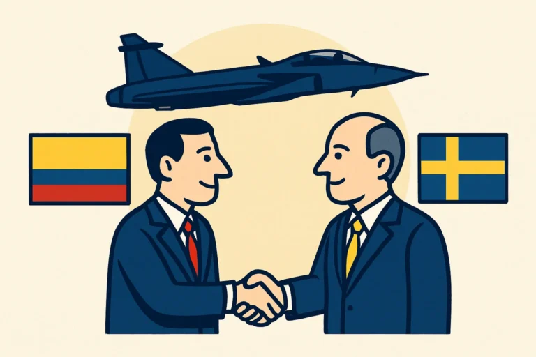 Kolumbiya Domovylasya Zi Shvecziyeyu Pro Postachannya Vynyshhuvachiv Gripen