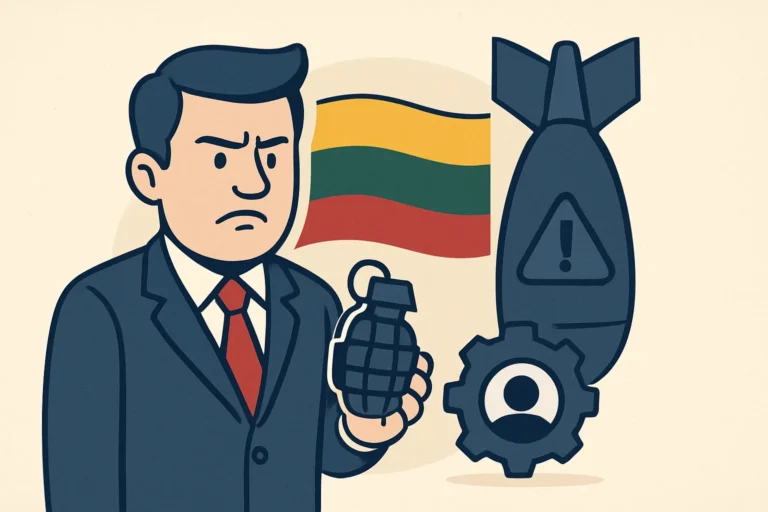 Lytva Vyhodyt Z Ottavskoyi Konvencziyi Ta Rozglyadaye Vyrobnycztvo Protypihotnyh Min