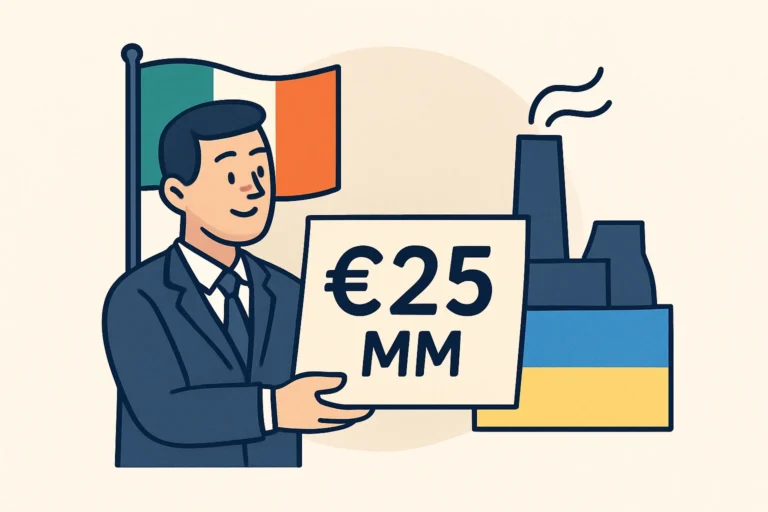 Irlandiya Vydilyaye E25 Mln Na Vidnovlennya Energetyky Ukrayiny