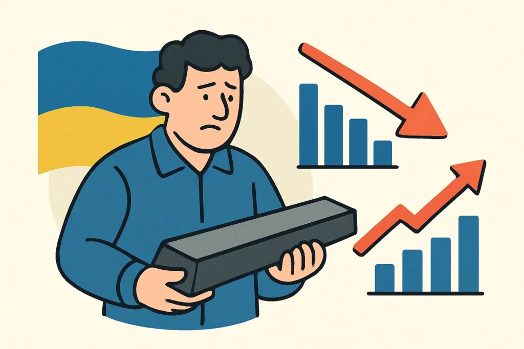 Eksport Stalevyh Napivfabrykativ Ukrayiny V Sichni 2026 Znyzhennya Misyaczdomisyaczya Zrostannya Rikdoroku