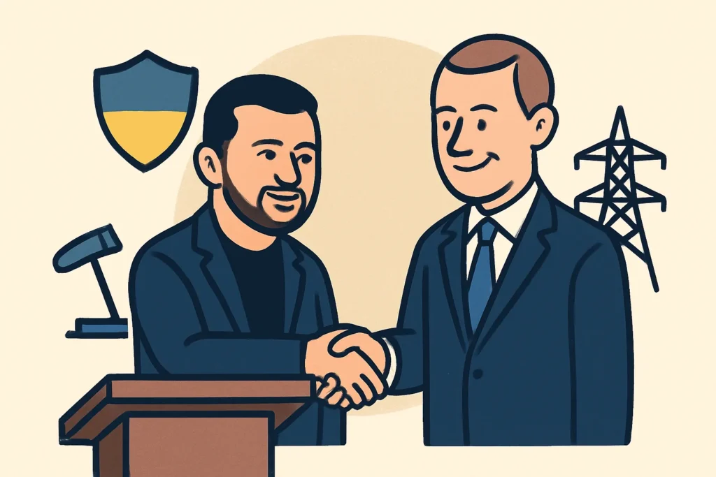 Zustrich Zelenskogo Z Glavoyu Mzs Estoniyi Pro Energetyku Oboronu I Sankcziyi