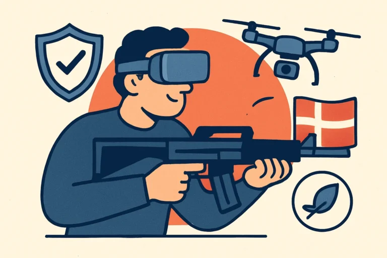 Данія купує Vr тренажери для навчання стрільби по дронах